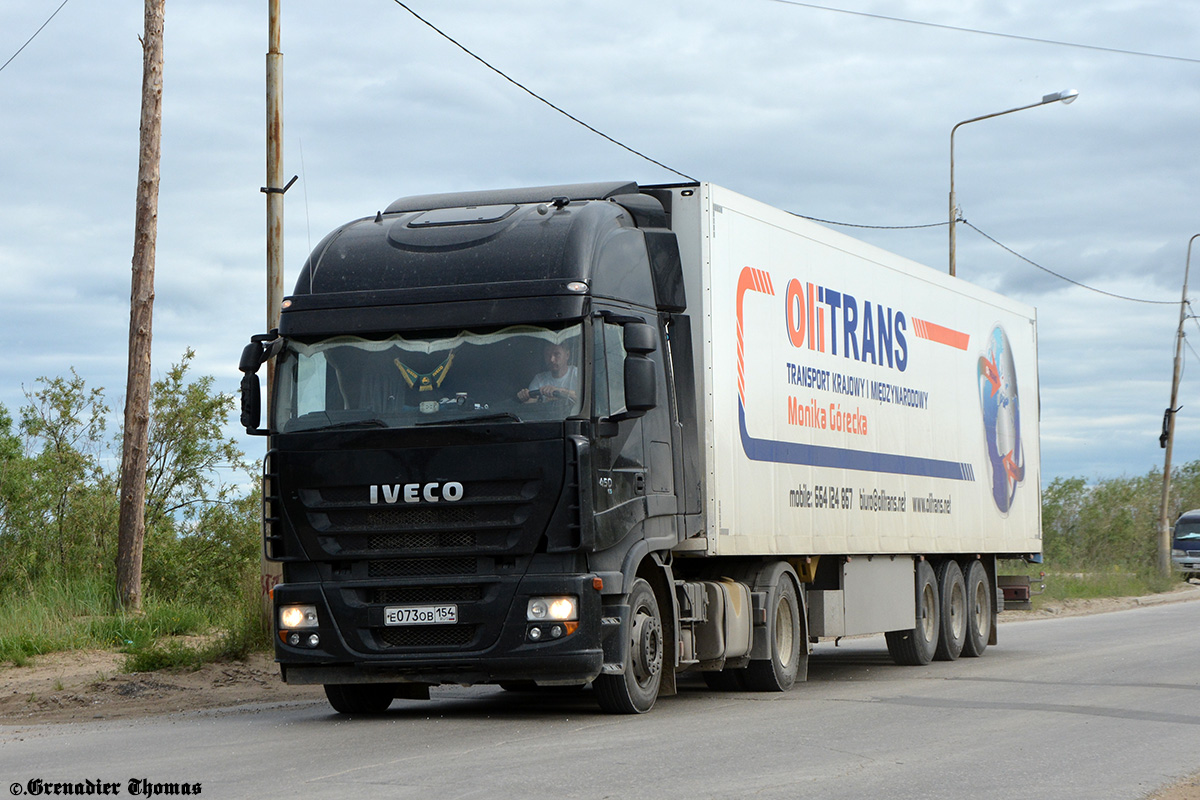 Новосибирская область, № Е 073 ОВ 154 — IVECO Stralis ('2007) 450