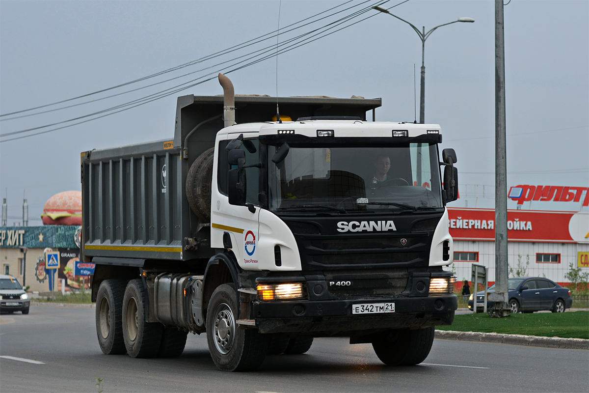 Чувашия, № Е 342 ТМ 21 — Scania ('2011) P400