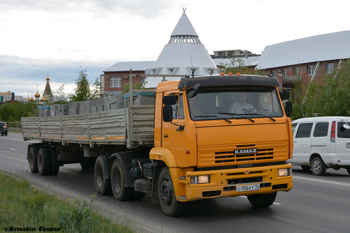 Саха (Якутия), № О 106 КТ 14 — КамАЗ-65116-62