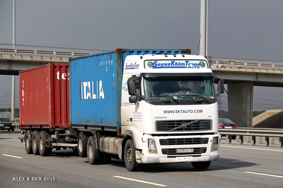 Санкт-Петербург, № В 598 ОВ 178 — Volvo ('2002) FH12.480