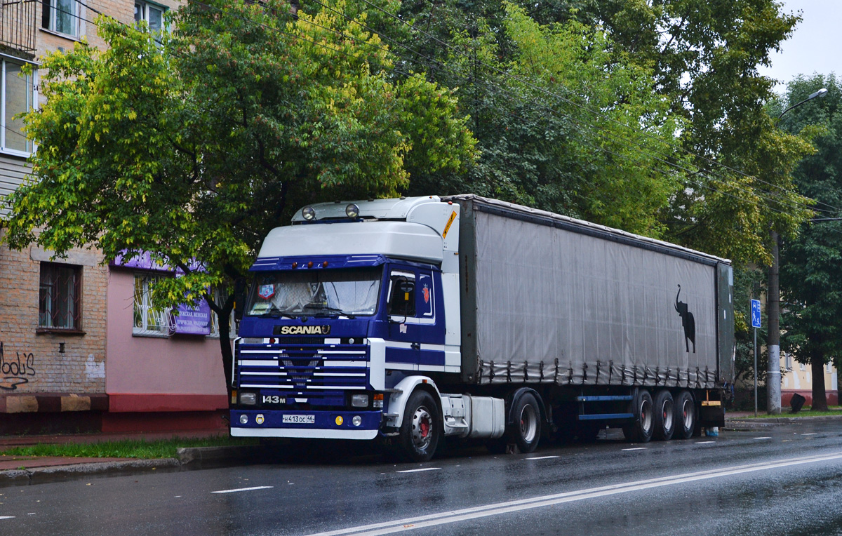 Курская область, № Н 413 ОС 46 — Scania (II) R143M