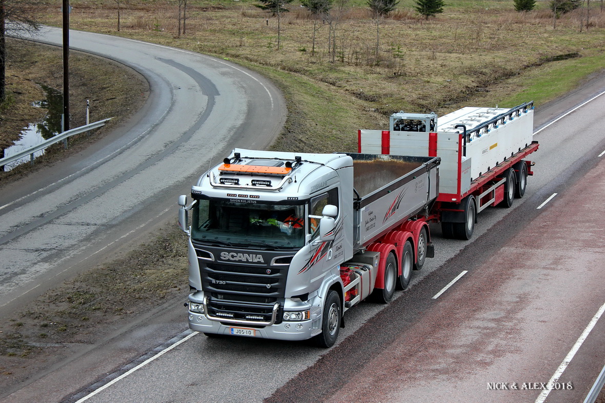 Финляндия, № JOS-10 — Scania ('2013) R730