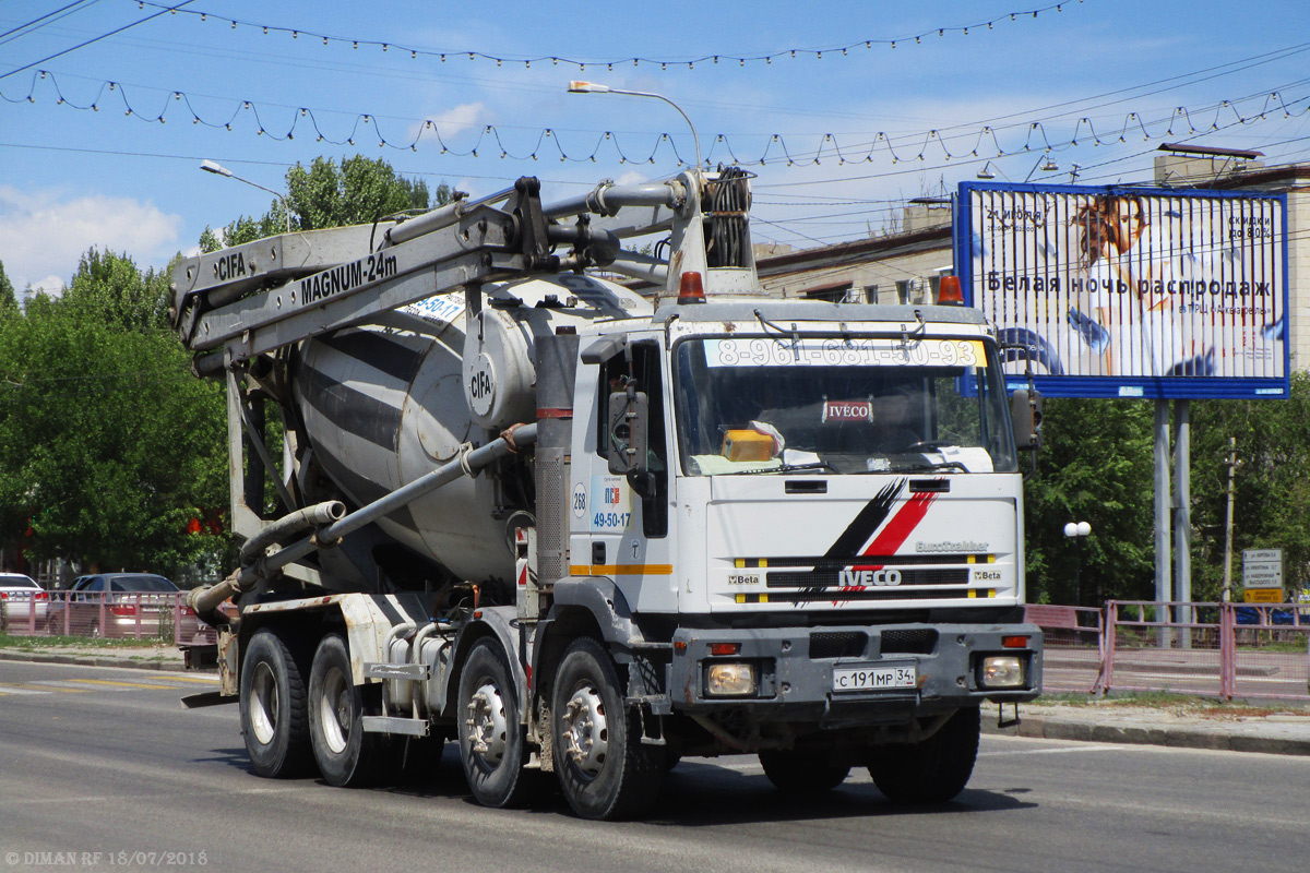 Волгоградская область, № С 191 МР 34 — IVECO EuroTrakker