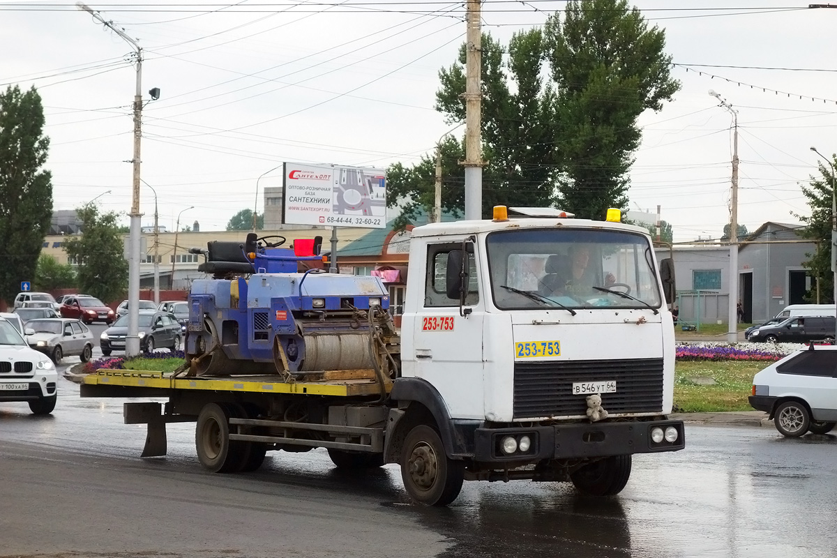 Саратовская область, № В 546 УТ 64 — МАЗ-4370 (общая модель)