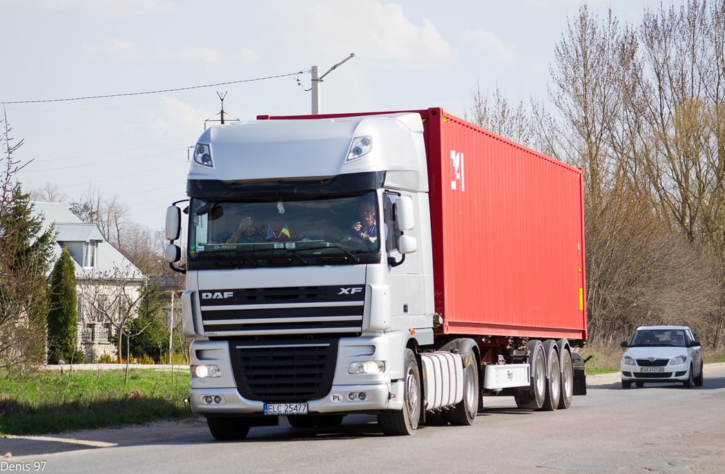 Польша, № ELC 25477 — DAF XF105 FT