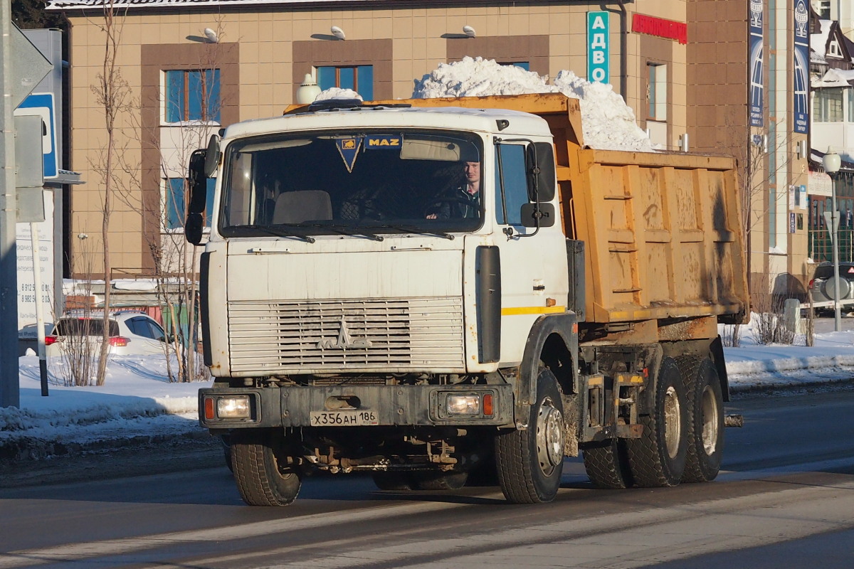 Ханты-Мансийский автоном.округ, № Х 356 АН 186 — МАЗ-551605