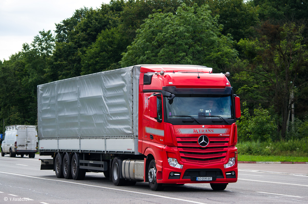 Закарпатская область, № АО 0595 ВТ — Mercedes-Benz Actros ('2011) 1845