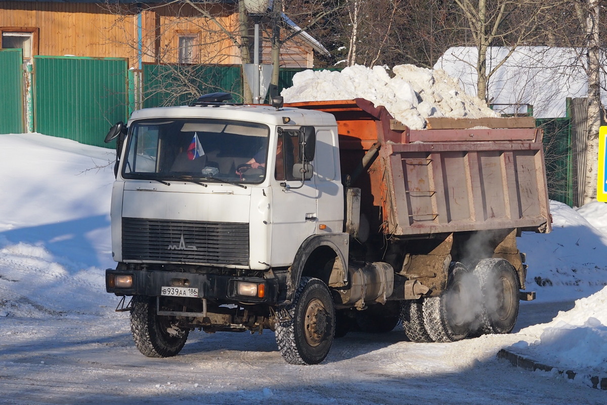 Ханты-Мансийский автоном.округ, № В 939 АА 186 — МАЗ-651705