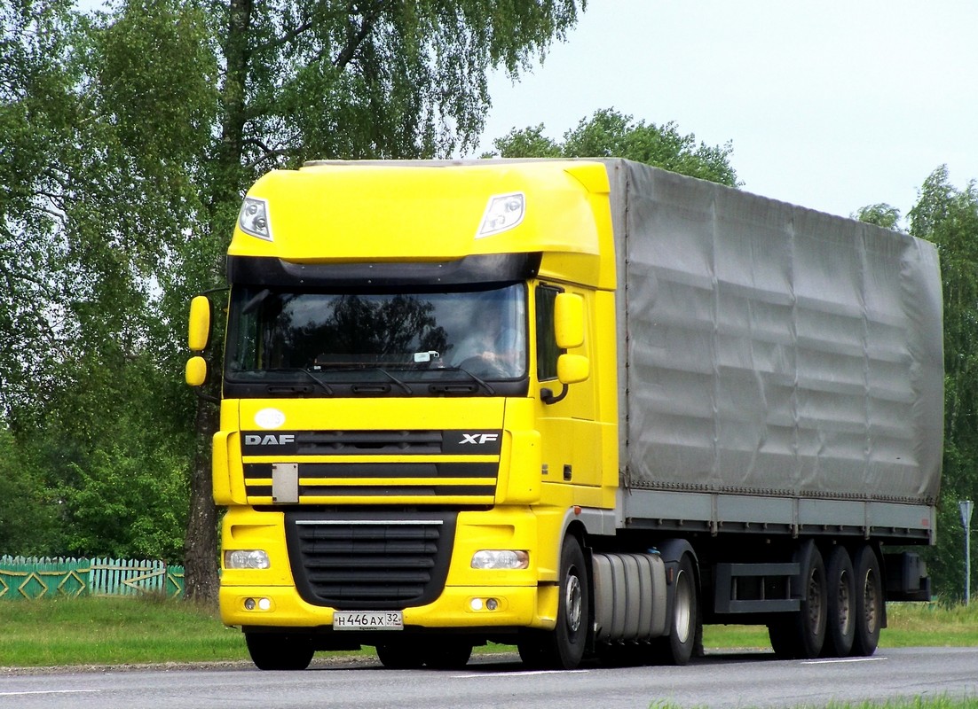 Брянская область, № Н 446 АХ 32 — DAF XF105 FT