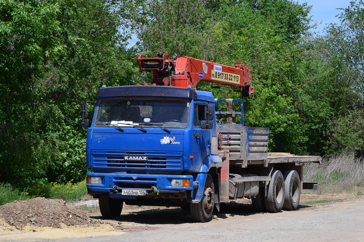 Волгоградская область, № А 403 МВ 134 — КамАЗ-65117-N3