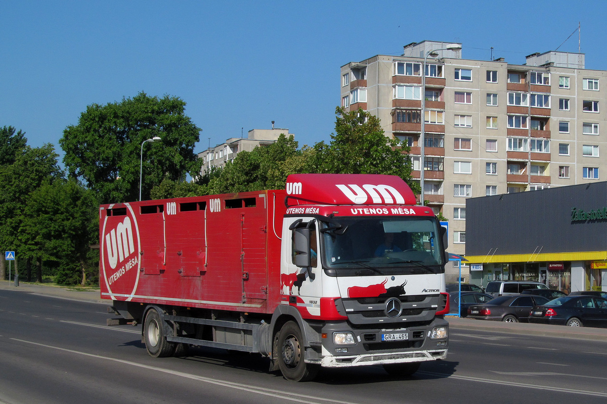 Литва, № GRA 465 — Mercedes-Benz Actros ('2009) 1832