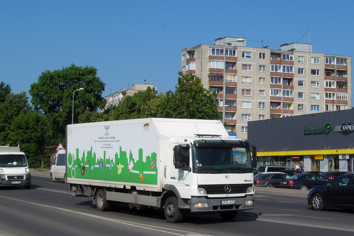 Литва, № JFZ 019 — Mercedes-Benz Atego 1222