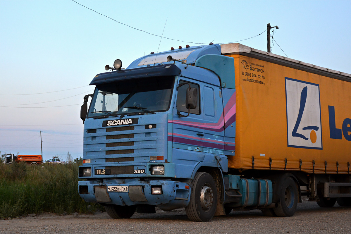 Краснодарский край, № А 322 КР 123 — Scania (III) (общая модель)