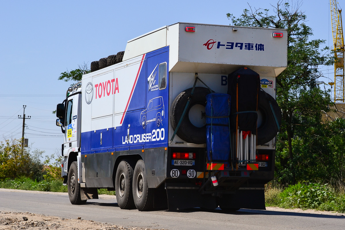 Франция, № AE-320-VQ — Mercedes-Benz Actros ('2003); Ралли Шёлковый Путь (Волгоградская область)