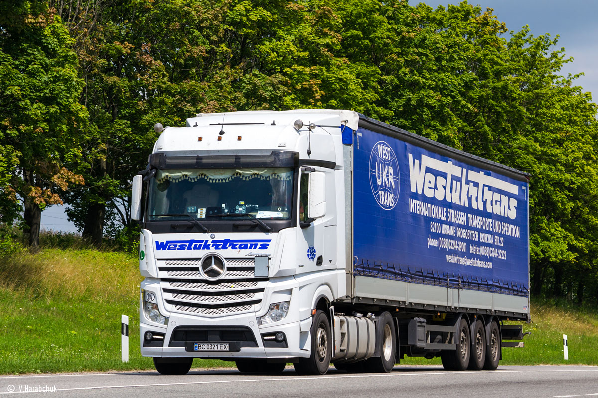 Львовская область, № ВС 0321 ЕХ — Mercedes-Benz Actros ('2011) 1848