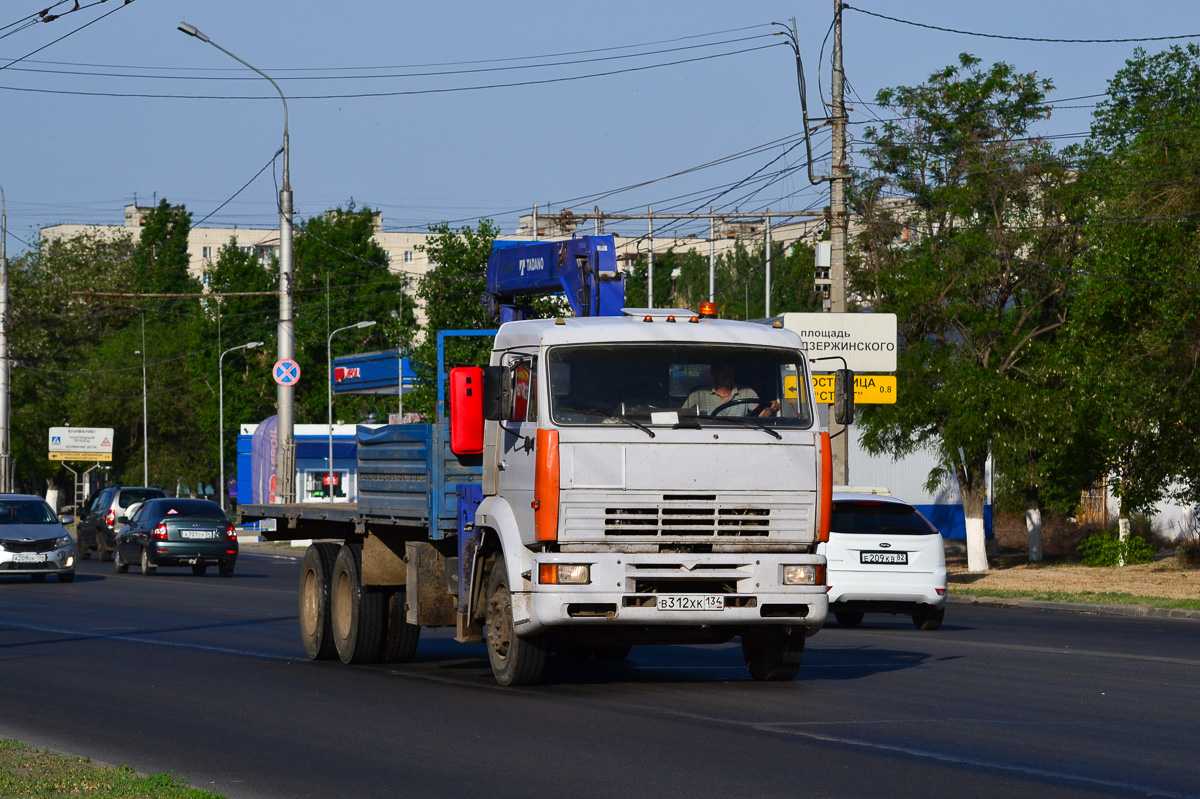 Волгоградская область, № В 312 ХК 134 — КамАЗ-65117 [651170]