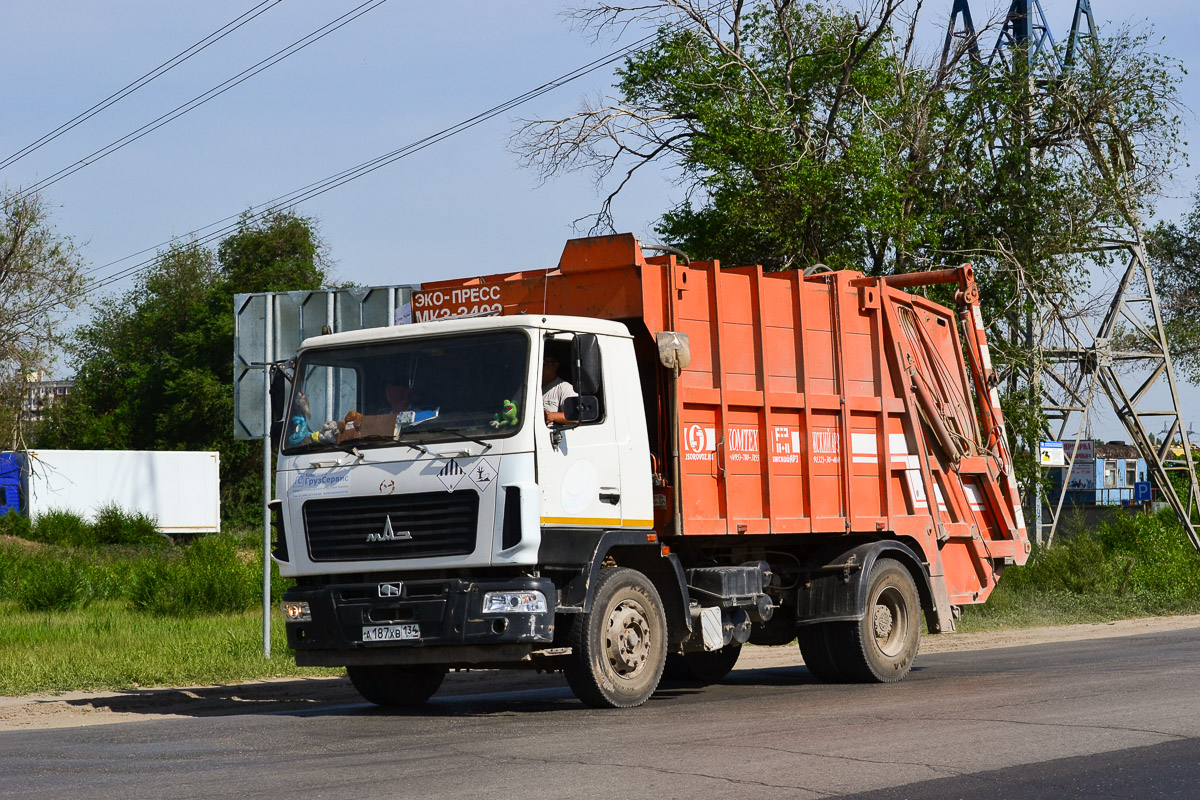 Волгоградская область, № А 187 ХВ 134 — МАЗ-5340B2