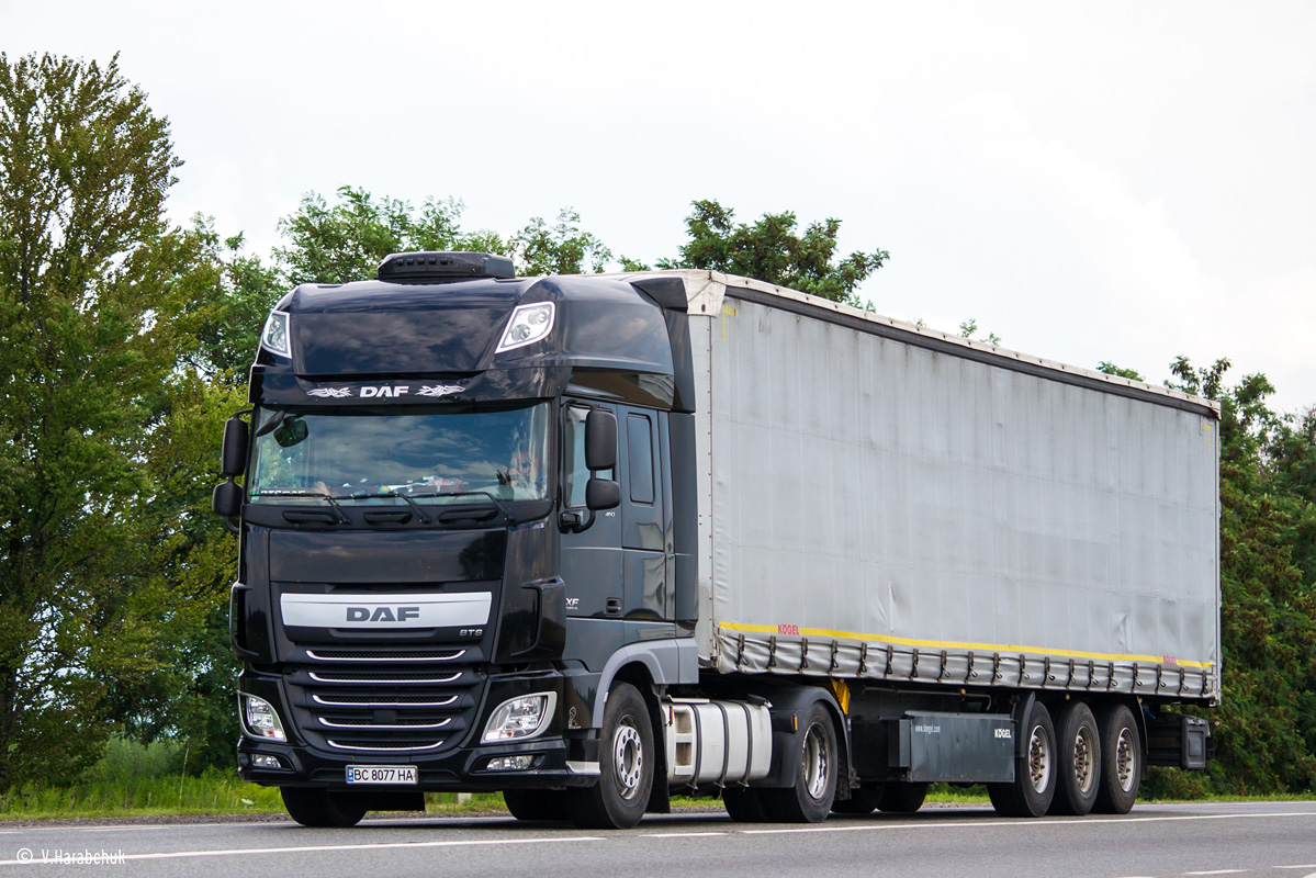 Львовская область, № ВС 8077 НА — DAF XF Euro6 FT