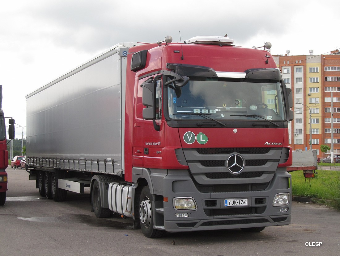 Финляндия, № YJK-134 — Mercedes-Benz Actros ('2009) 1841