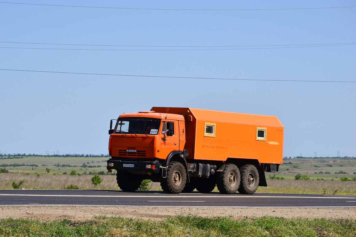 Саратовская область, № О 973 ЕМ 64 — КамАЗ-43118-15 [43118R]