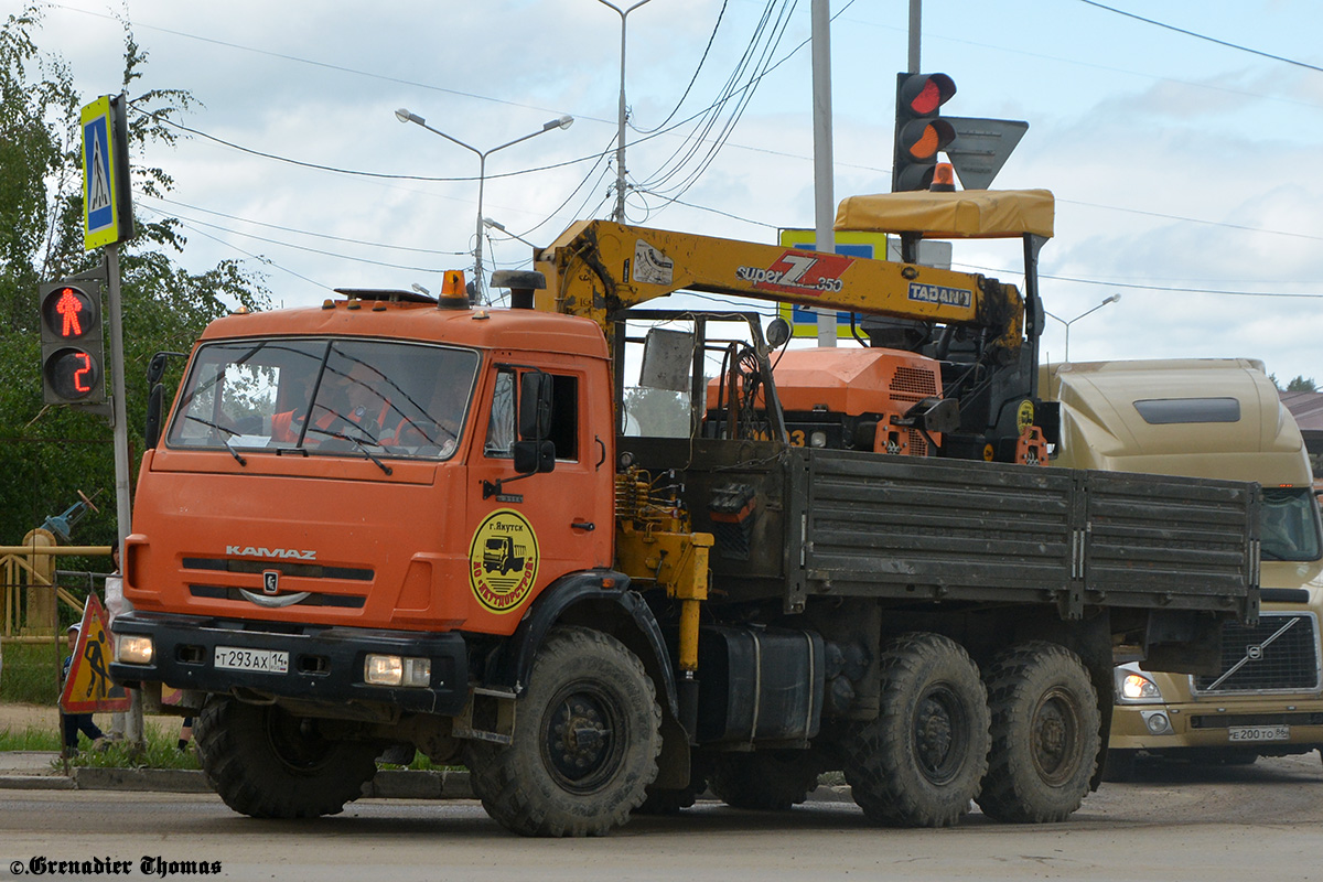 Саха (Якутия), № Т 293 АХ 14 — КамАЗ-43114-02 [43114C]