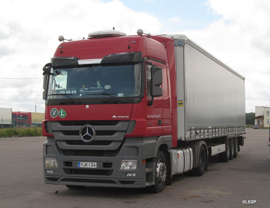 Финляндия, № YJK-134 — Mercedes-Benz Actros ('2009) 1841