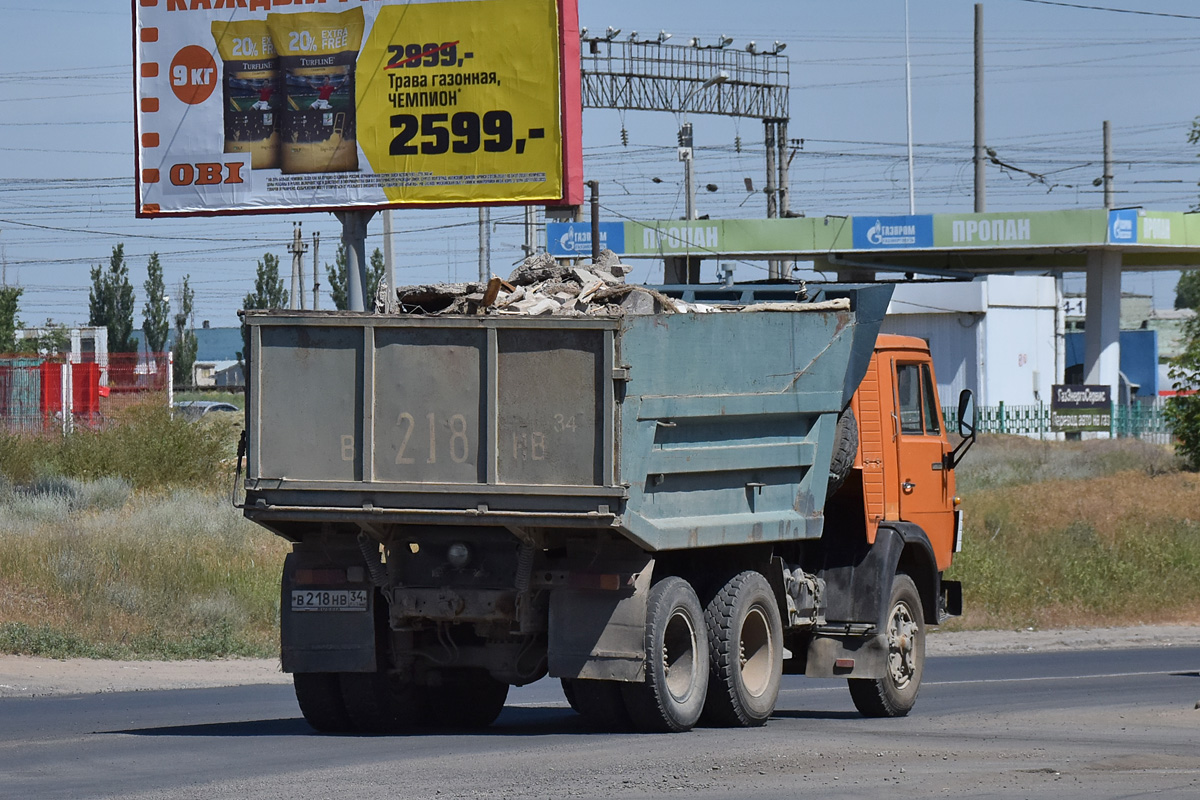 Волгоградская область, № В 218 НВ 34 — КамАЗ-5511