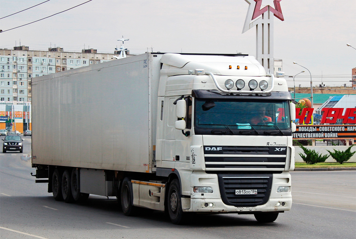 Волгоградская область, № О 813 ОО 134 — DAF XF105 FT