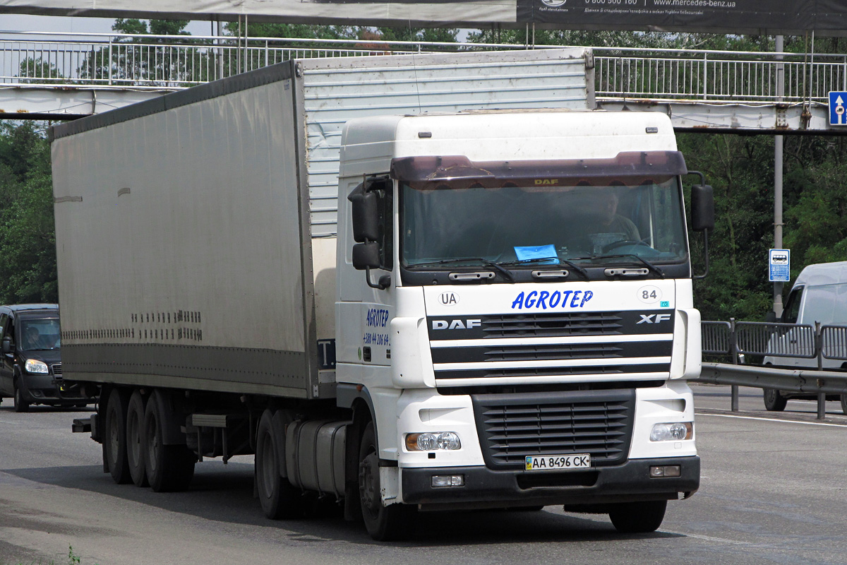 Киев, № АА 8496 СК — DAF XF95 FT