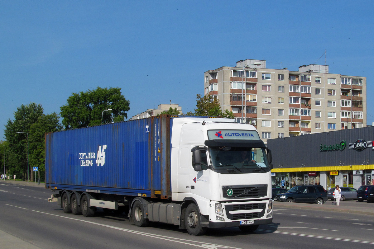 Литва, № KCB 745 — Volvo ('2008) FH.420