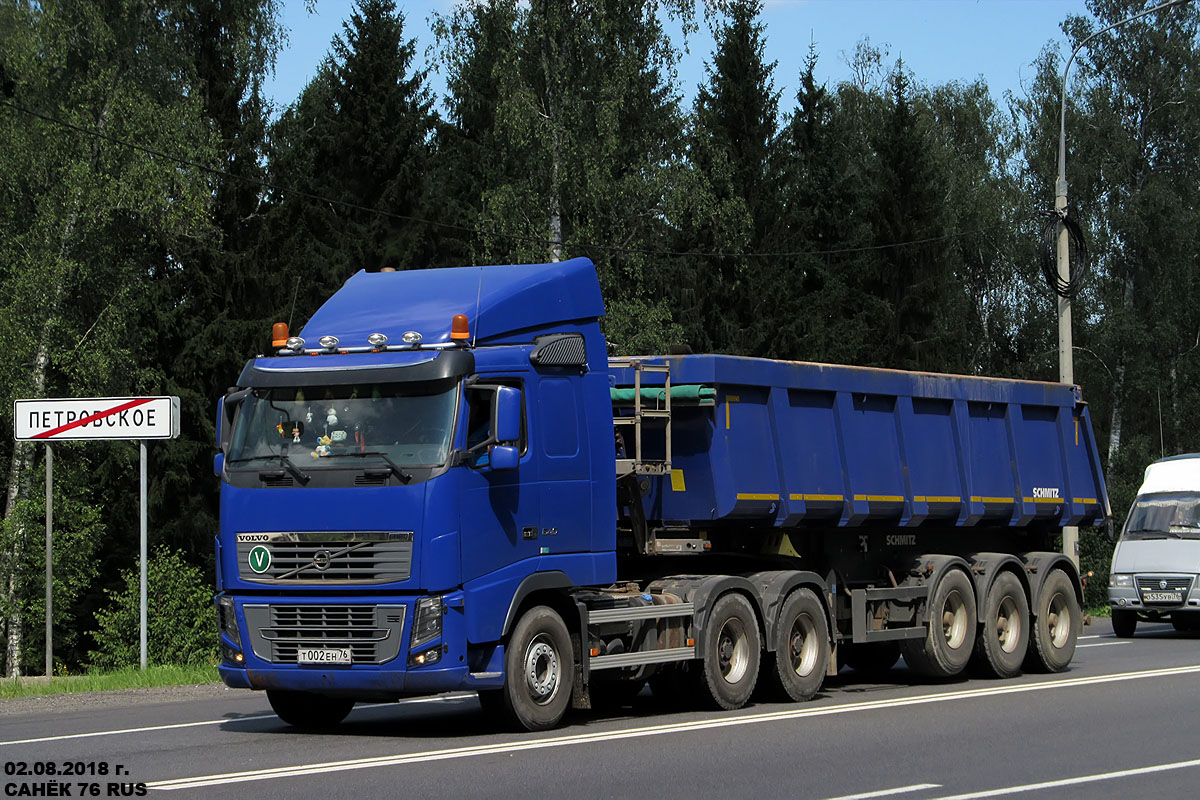 Ярославская область, № Т 002 ЕН 76 — Volvo ('2008) FH16.540