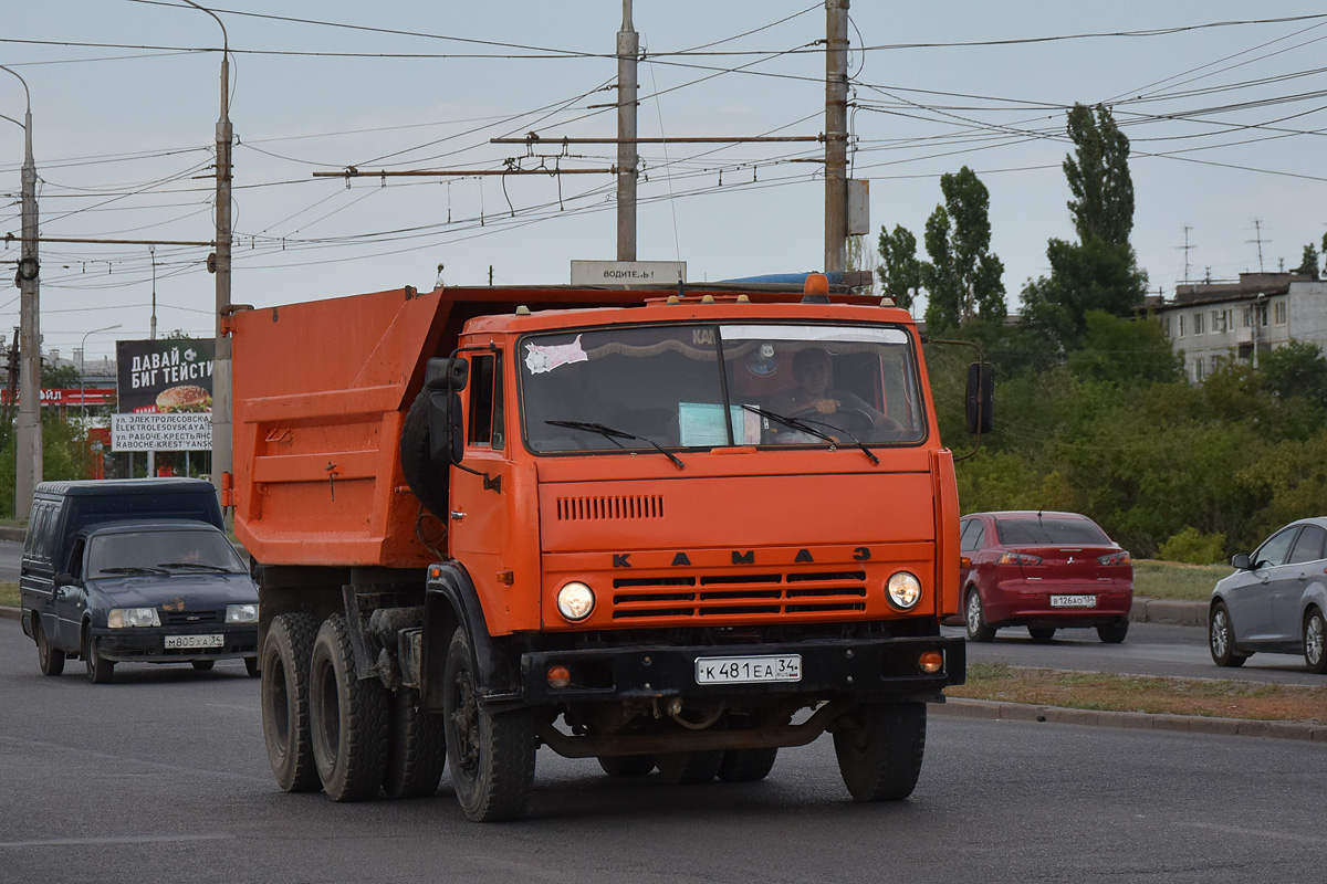 Волгоградская область, № К 481 ЕА 34 — КамАЗ-55111 [551110]