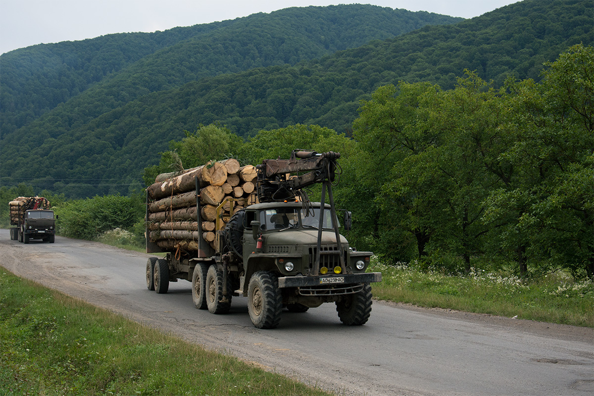 Закарпатская область, № АО 6238 АС — Урал-4320 (общая модель)