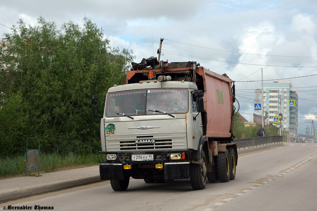 Саха (Якутия), № У 286 ЕХ 14 — КамАЗ-5320