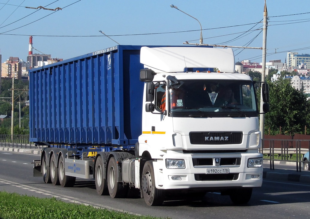 Псковская область, № Х 192 СС 178 — КамАЗ-65206-T5