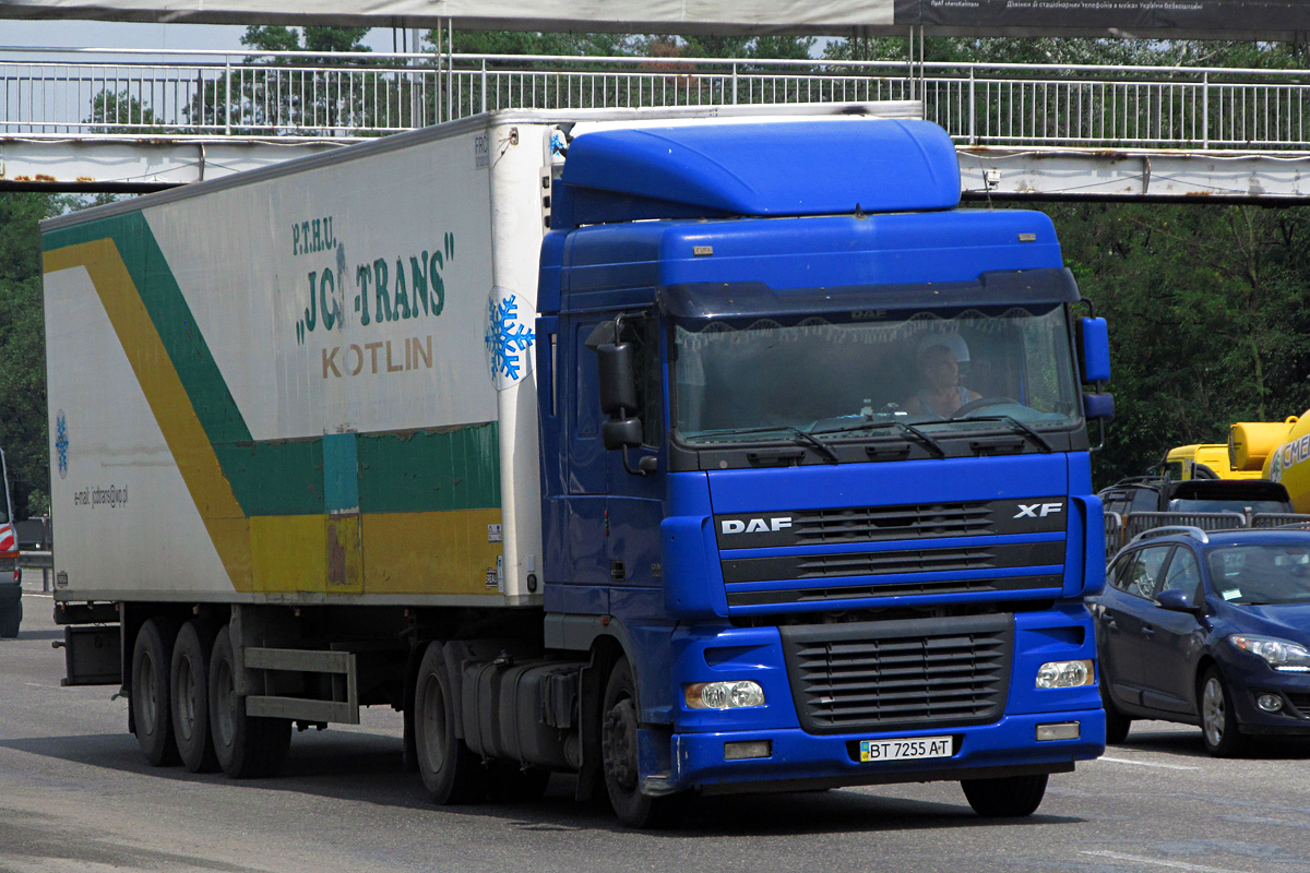 Херсонская область, № ВТ 7255 АТ — DAF XF95 FT