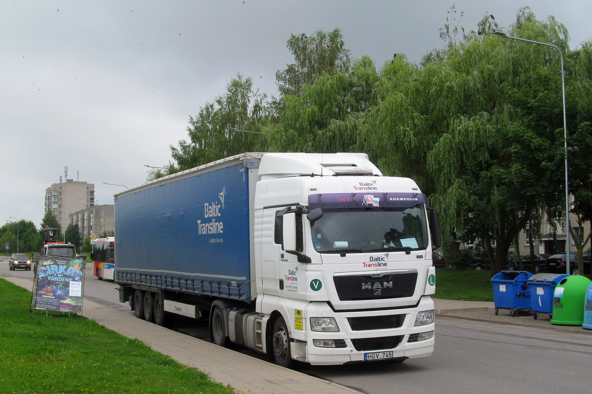 Литва, № HGV 745 — MAN TGX ('2007) 18.440