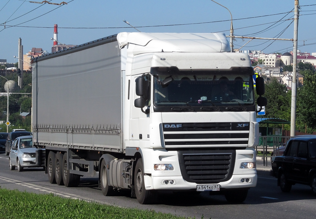 Смоленская область, № А 541 КЕ 67 — DAF XF105 FT