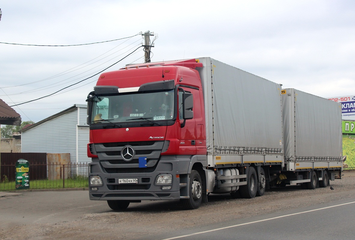 Псковская область, № К 160 КК 60 — Mercedes-Benz Actros ('2009) 2541