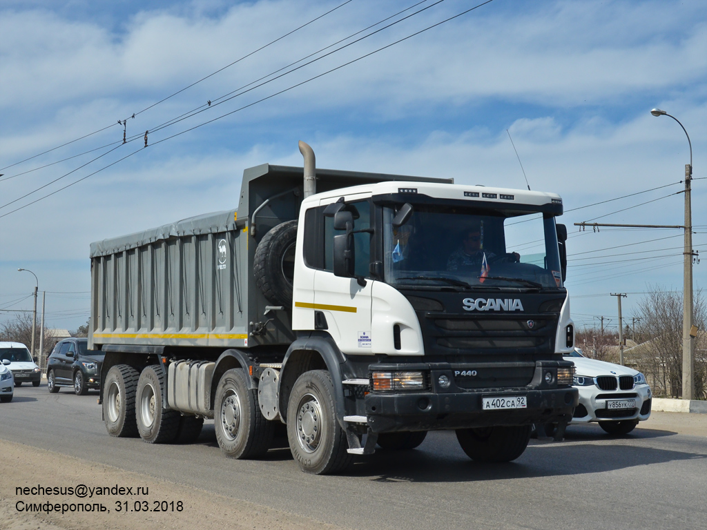 Севастополь, № А 402 СА 92 — Scania ('2011) P440