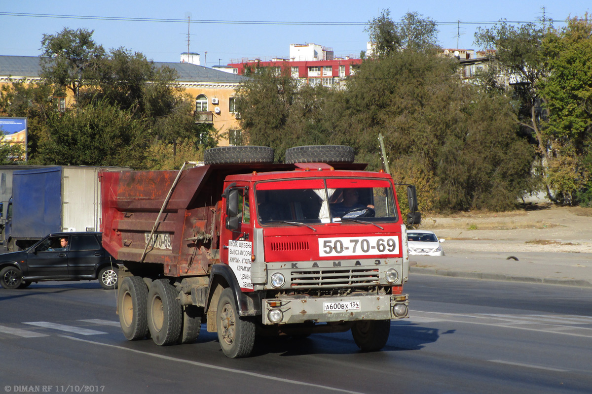 Волгоградская область, № А 600 ВХ 134 — КамАЗ-55111 (общая модель)