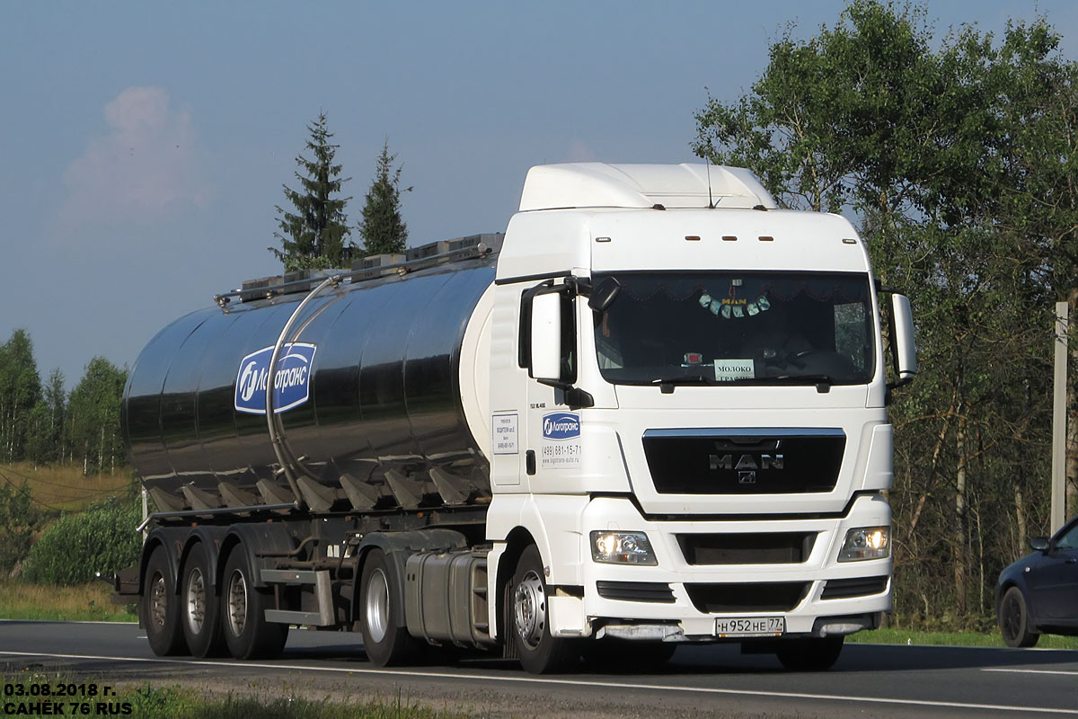 Москва, № Н 952 НЕ 77 — MAN TGX ('2007) 18.400