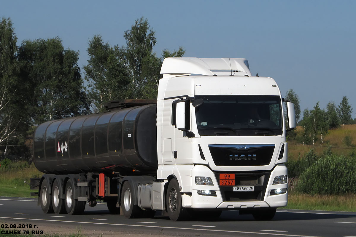 Ярославская область, № К 896 РО 76 — MAN TGX ('2012) 18.440