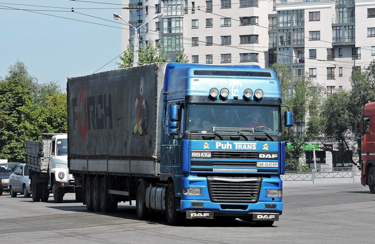 Харьковская область, № АХ 4240 СМ — DAF 95XF FT