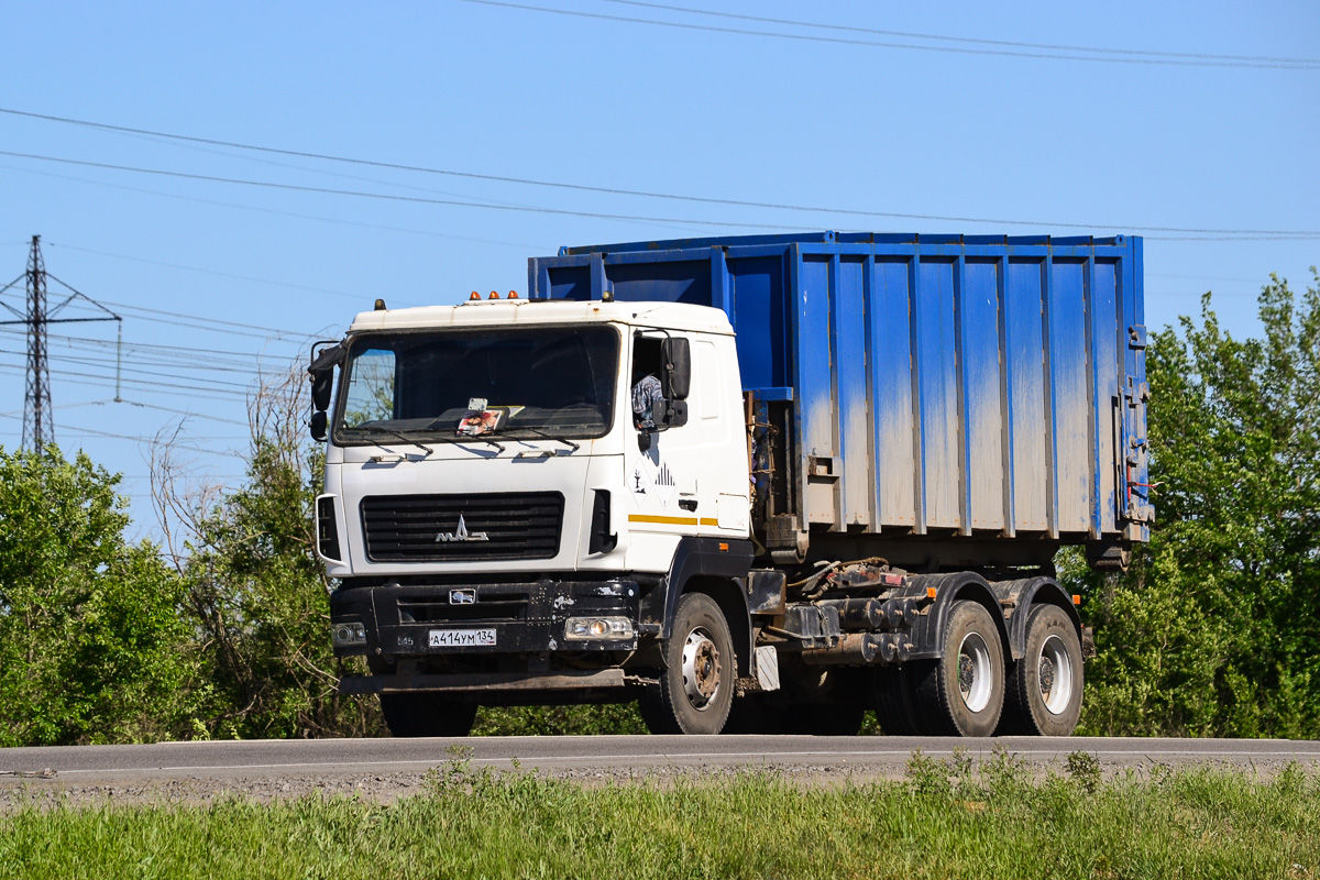 Волгоградская область, № А 414 УМ 134 — МАЗ-6312B5