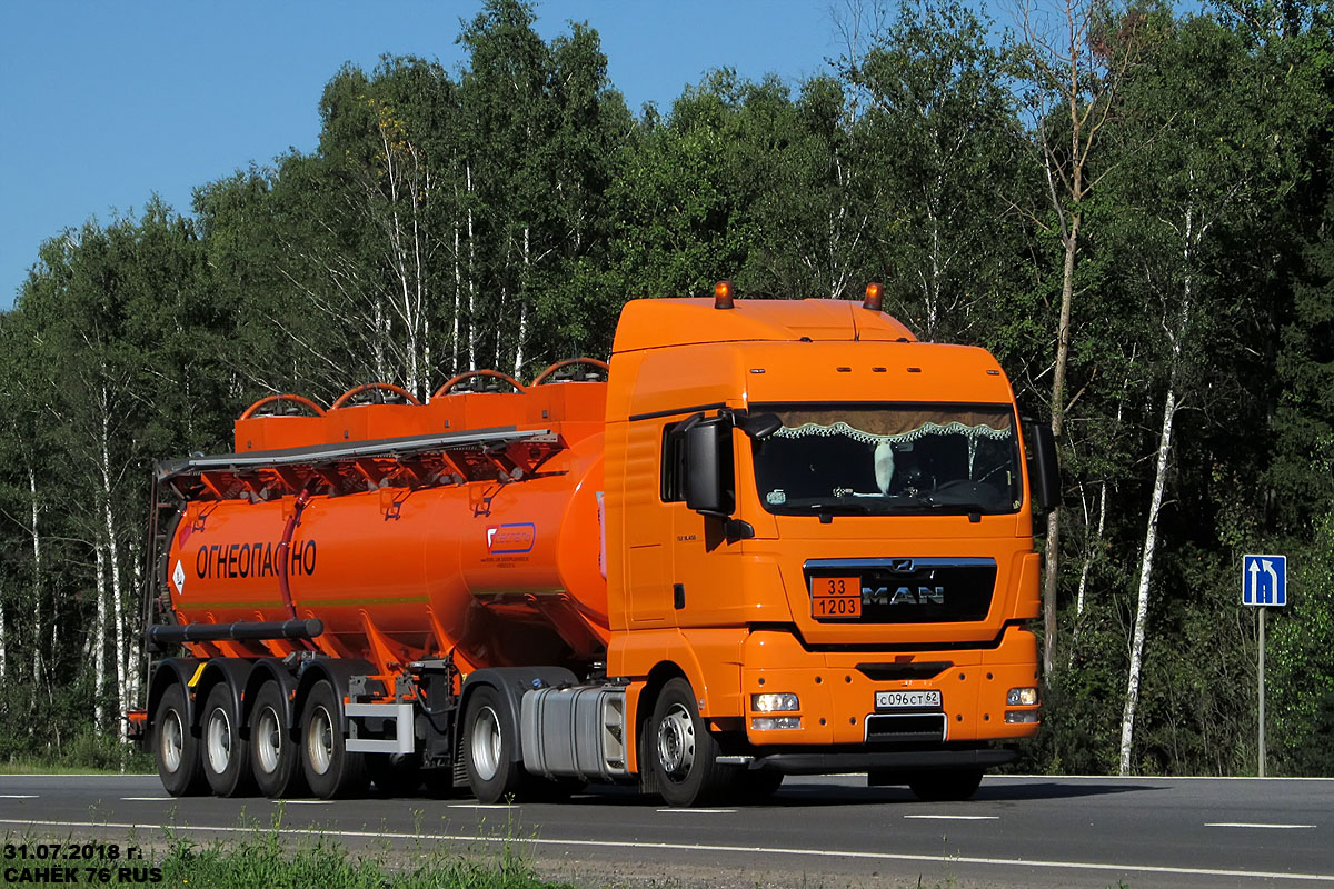 Рязанская область, № С 096 СТ 62 — MAN TGX ('2007) 18.400