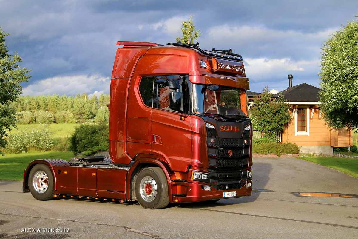 Словакия, № TS-314BK — Scania ('2016) S580