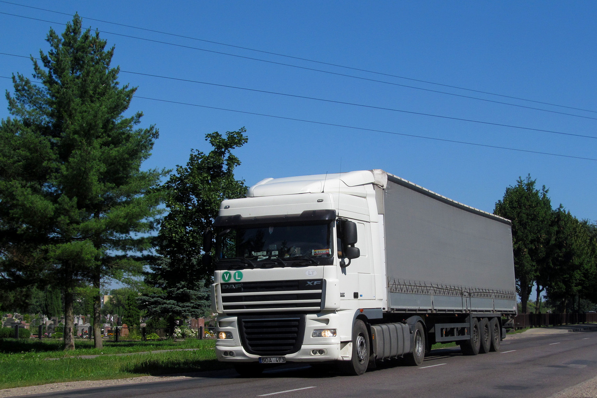 Литва, № GOA 473 — DAF XF105 FT