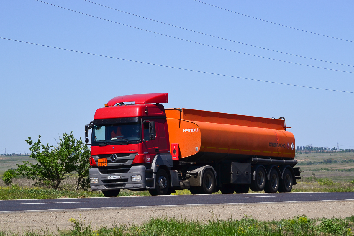 Волгоградская область, № В 248 НМ 134 — Mercedes-Benz Axor 1843 [Z9M]