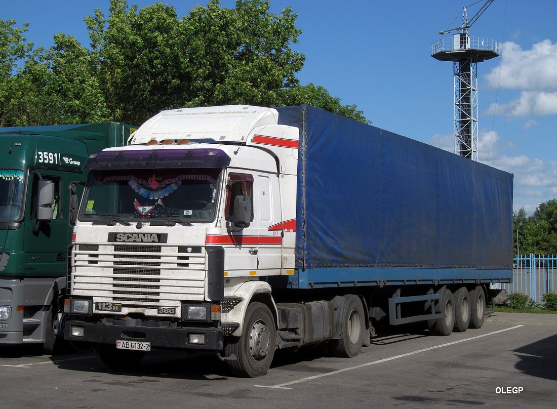 Витебская область, № АВ 6132-2 — Scania (II) R113H